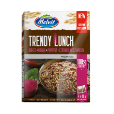 Melvit - Trendy Lunch Mix Spelt, Beetroot, Pepper, Wild Garlic 4x80g