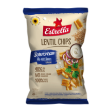Estrella - Lentil Crisps with Taste of Sourcream and Onion 100g