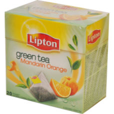 Lipton - Green Tea Mandarin Orange Pyramids 20x2g