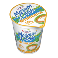 Mlekpol - Mazurski Smak Sour Cream 18% Fat 400g